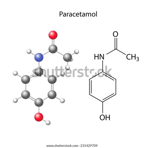 Afbeeldingsresultaten voor Paracetamol Structural Formula
