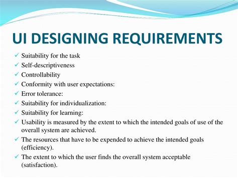 Image result for Make Requirements in User Interface Module