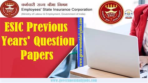 Image result for ESIC Question Paper