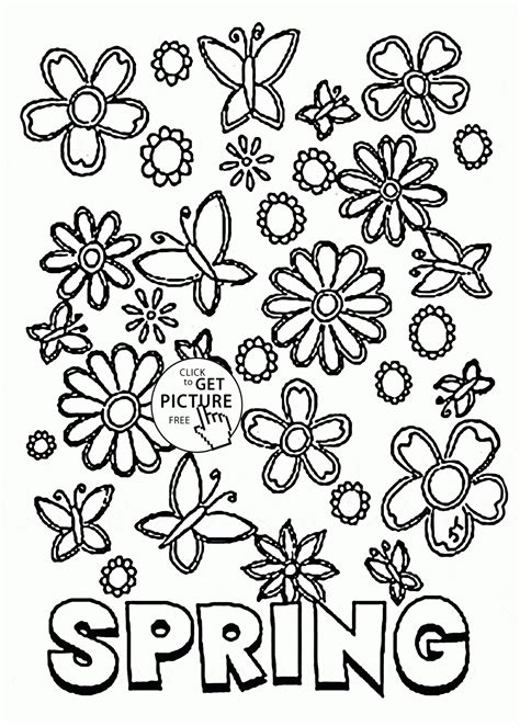Image result for Pre-K Spring Coloring Pages
