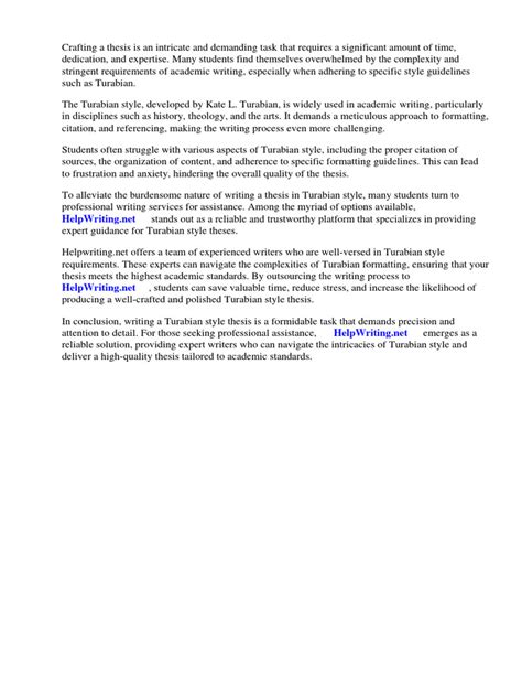 Image result for Turabian Style Format Example Paper