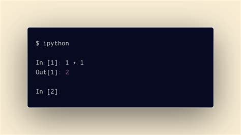 IPython Prompt に対する画像結果