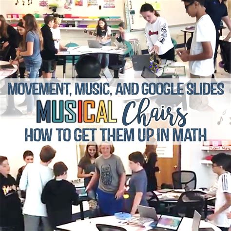 Toradh íomhá ar Math Musical Chairs Activity