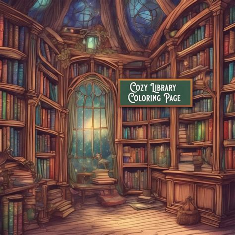 Image result for Library Adult Coloring Pages