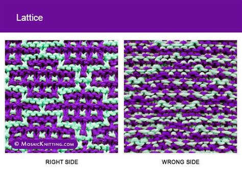 Toradh íomhá ar 2 Color Slip Stitch Knit Patterns