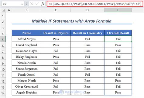 Image result for If Excel Multiple Conditions