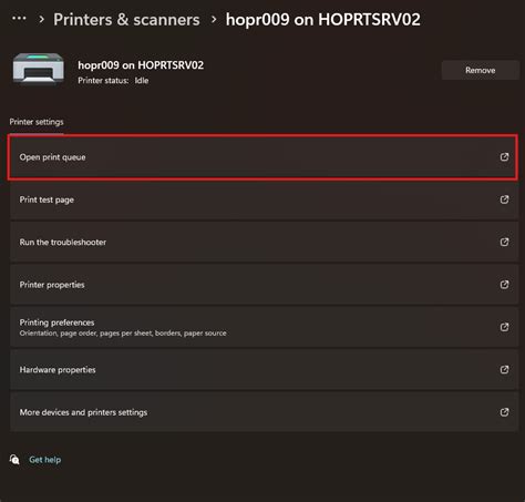 Image result for Open Printer Queue