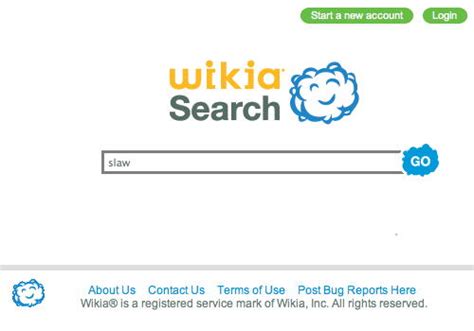 Image result for Wikia Search Engine