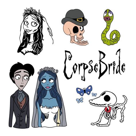 Corpse Bride Graphic Flowers માટે ઇમેજ પરિણામ