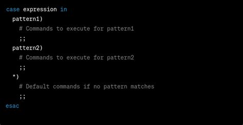 Image result for Case Sentence in Shell Scripting