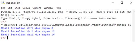Cara Memasukan Parameter Pada Python に対する画像結果