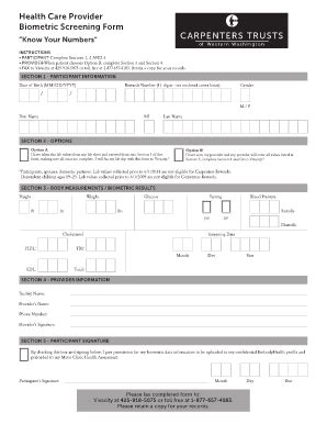 Toradh íomhá ar Biometric Screening Form