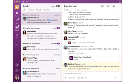 Image result for Slack App UI