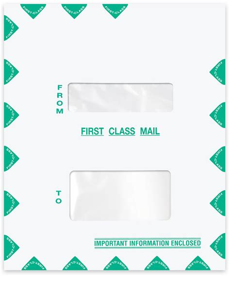 Image result for First Class Mail Window Envelopes