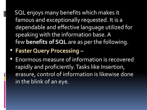 Image result for SQL Benefit
