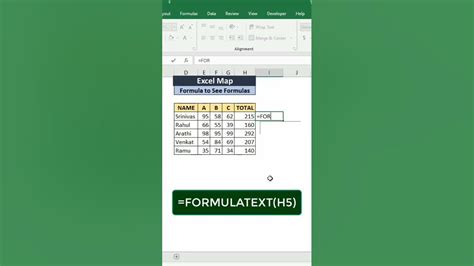 Image result for Excel-Formula View