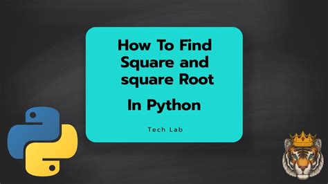 Image result for How to Find Square in Python