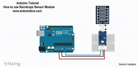 Toradh íomhá ar Rain Sensor Digital Pin Arduino