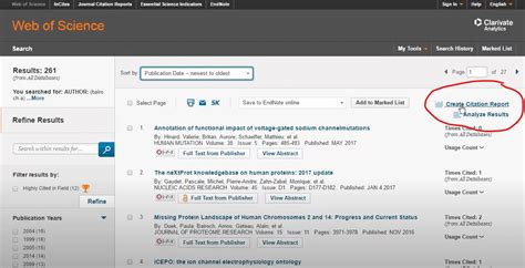 Image result for Web of Science Citation Map