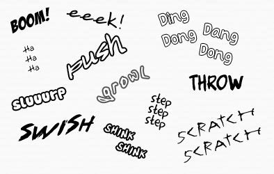 Image result for Comic Book Foot Step Sound Effect Text