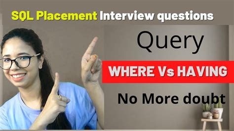 Where Vs. Having SQL に対する画像結果