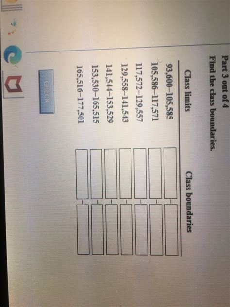 Image result for Class Width Frequency Table
