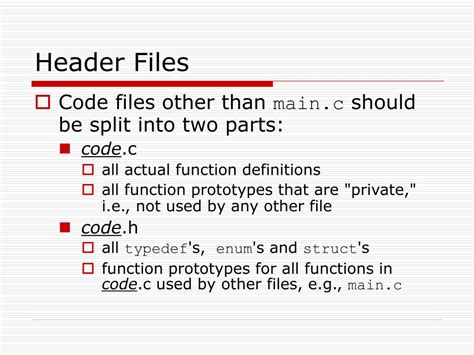 Toradh íomhá ar Header Files Definition