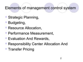 Afbeeldingsresultaten voor Define Management Control System
