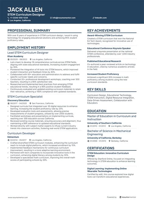 Image result for Curriculum Developer Resume Sample