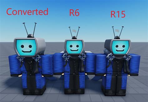 Toradh íomhá ar R6 Height in R15 Roblox