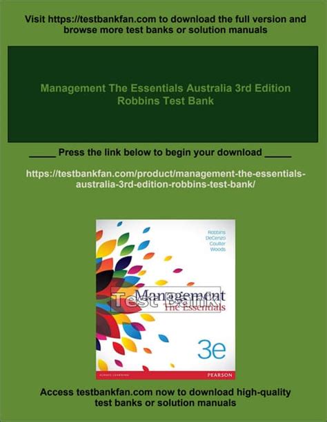 Management the Essentials 3rd Edition Robbins માટે ઇમેજ પરિણામ