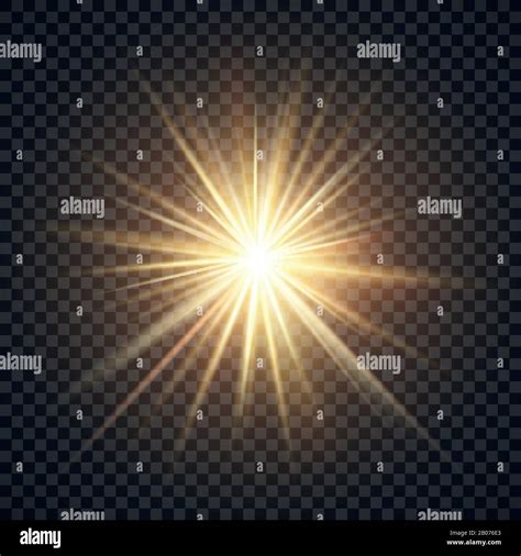 Toradh íomhá ar Transparent Light Burst Vector