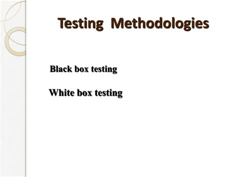 Afbeeldingsresultaten voor Principles and Methods of Software Testing PPT