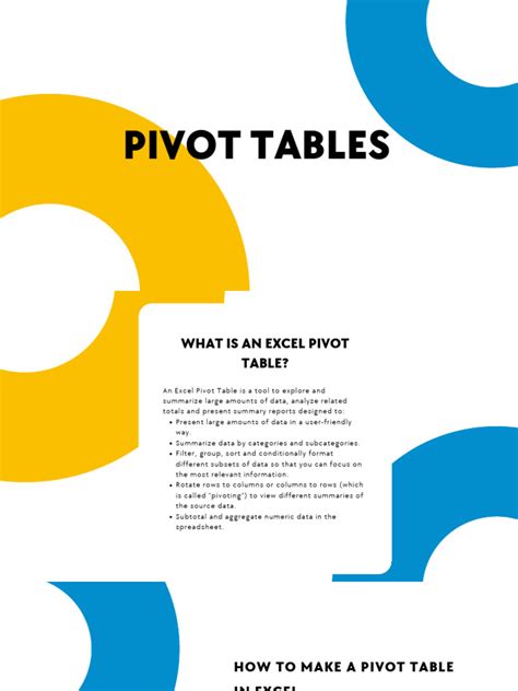 Image result for PivotTable PDF