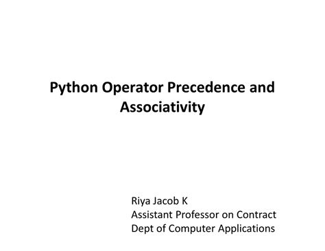 Operator Precedence in Python Code എന്നതിനുള്ള ഇമേജ് ഫലം