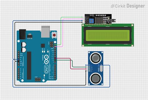 Toradh íomhá ar Distance Using Ultasonic Sensor Arduino Circuit Diagram