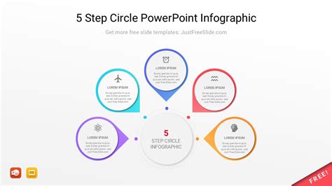 Circle Process Inforgraphic Free PowerPoint-साठीचा प्रतिमा निकाल