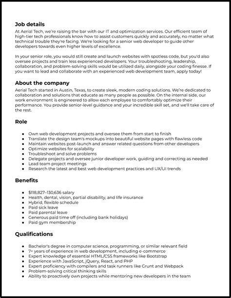 Toradh íomhá ar Web Developer Job Market