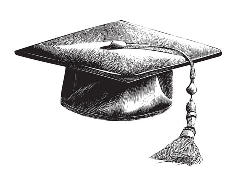 Image result for Drawing of Cap Graduation From Side