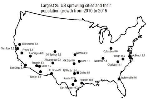 Image result for Urban Sprawl Map