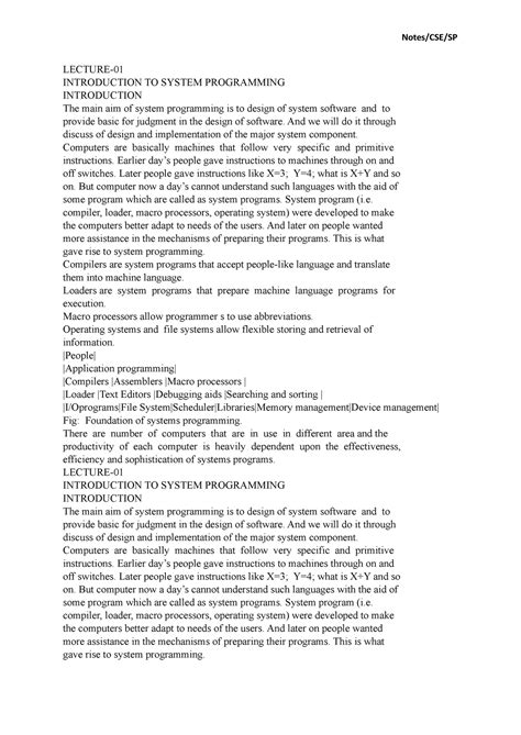 Sakhi Bandyopadhyay Compiler Notes in System Programming に対する画像結果