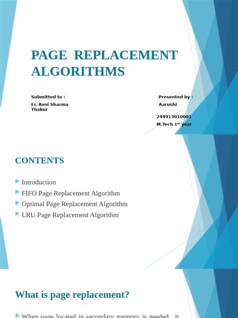 Image result for Replacement Algorithm in COA