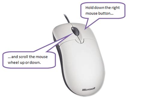 Toradh íomhá ar Mouse Click Wheel