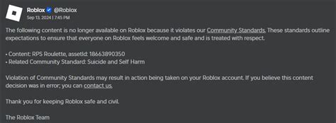 Image result for Roblox Ban Appeal Examples