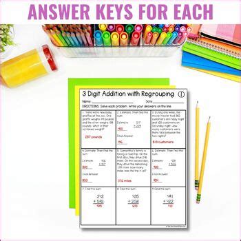 Image result for 3rd Grade Math Worksheets 3-Digit Addition