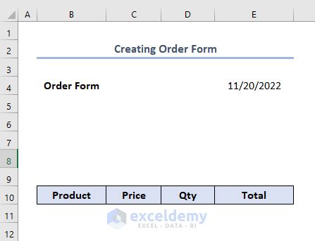 Image result for How to Create Sales Order in Excel