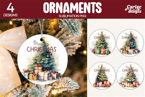 Christmas Ornament Sublimation Graphic by Carla C Designs · Creative ...