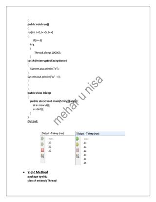 Image result for Extends the Thread Class
