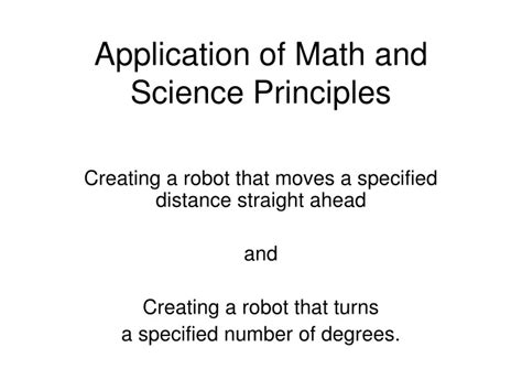 Image result for Apply Math and Science Principles