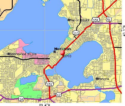 Image result for 53718 Zip Code Map